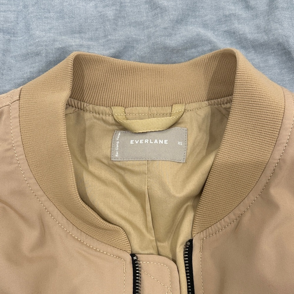 Everlane Tan Bomber Jacket - Picture 2 of 5